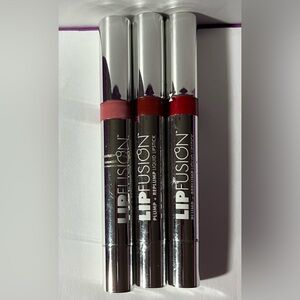 LIPFUSION - Plump + Replump Liquid Lipstick Trio - (all new, unused)💄💄